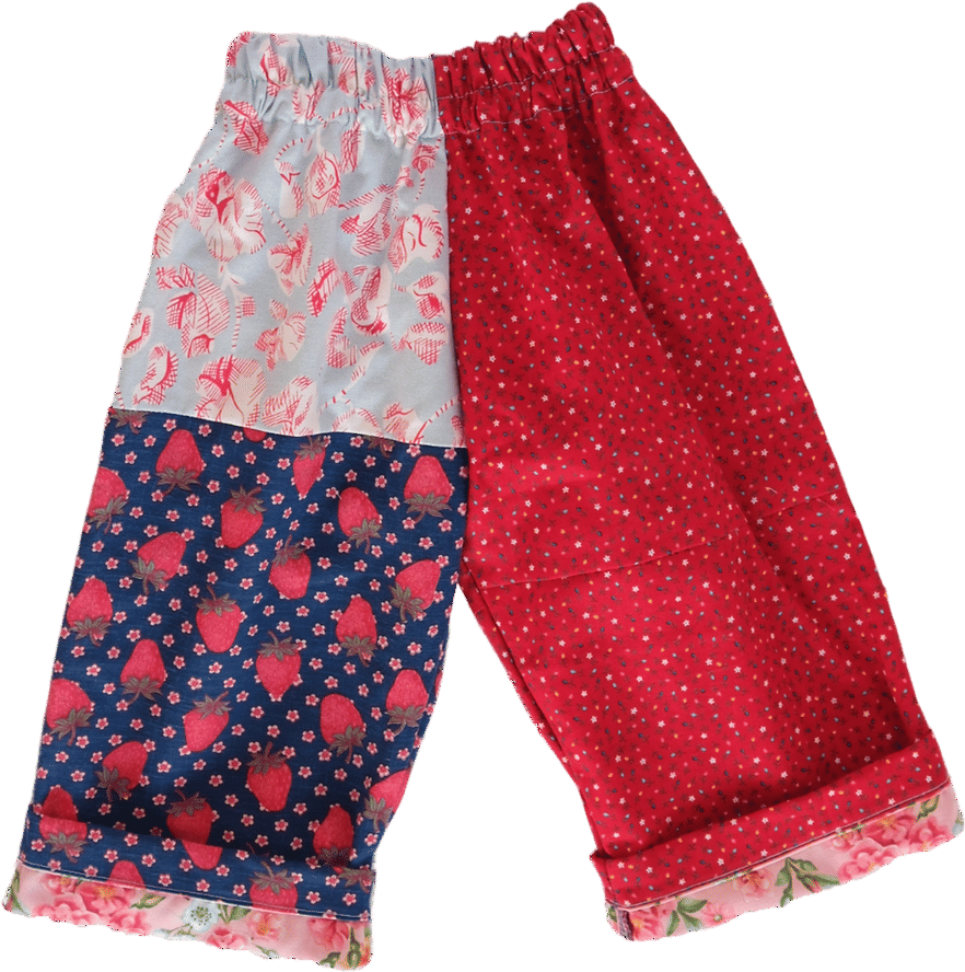 Mmoody Kids Patchwork Pants