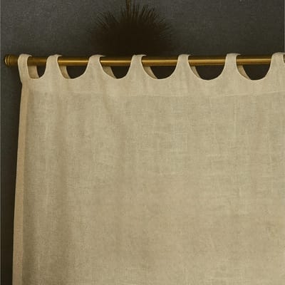 Linen Cafe Curtain Panel