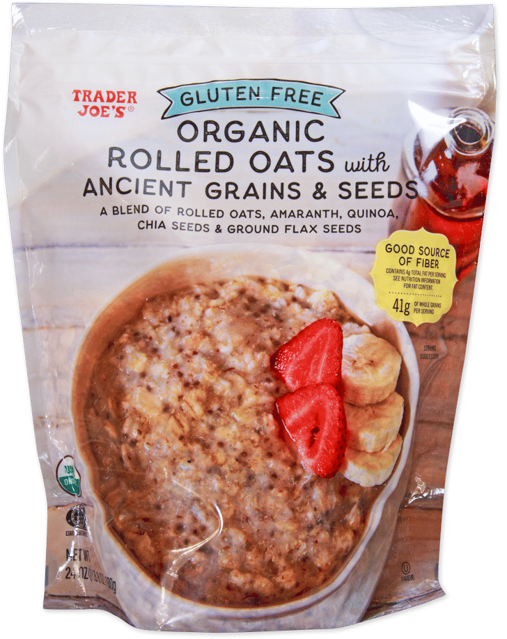 Trader Joe’s oats with ancient grains and seeds