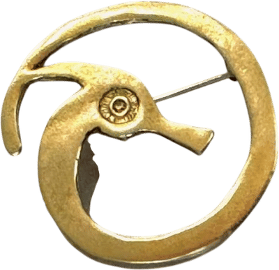 Vintage Yunque Peggy NYC Seahorse Brooch