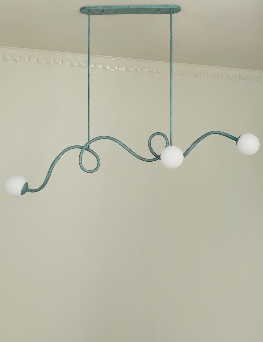 Calliope Linear Chandelier by Sarah Sherman Samuel