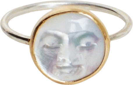 Pearl Moon Ring