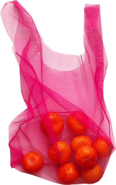 Nudibags Hot Pink Mesh Shopping Bag