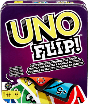 UNO Flip! Card Game in Storage Tin
