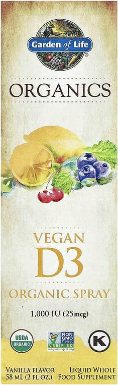 Garden of Life Vegan D3 Organic Spray