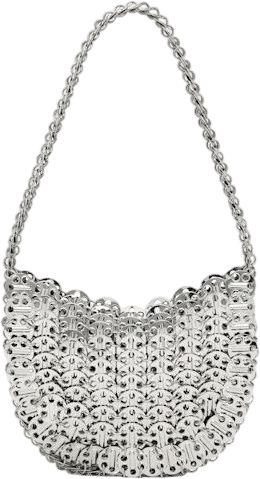 Rabanne Silver 1969 Moon Bag