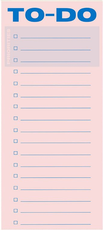 Sønderhaus To-do List Pad