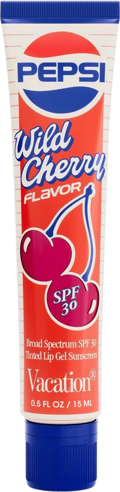 Vacation x Pepsi Tinted Lip Gel Sunscreen - Wild Cherry Pepsi