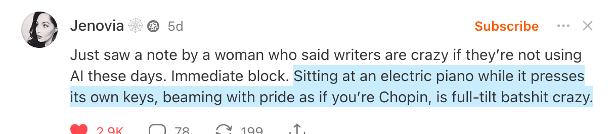 I really wish substackers who make newsletters that are mostly a bunch of links would move that content here.