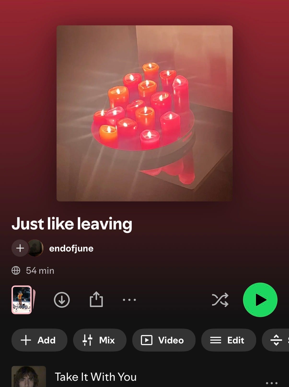 subtweeting/journaling but via spotify playlists