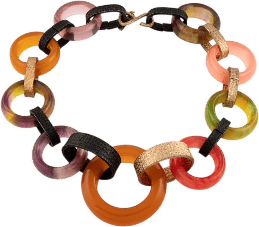Resin Link Chain Necklace