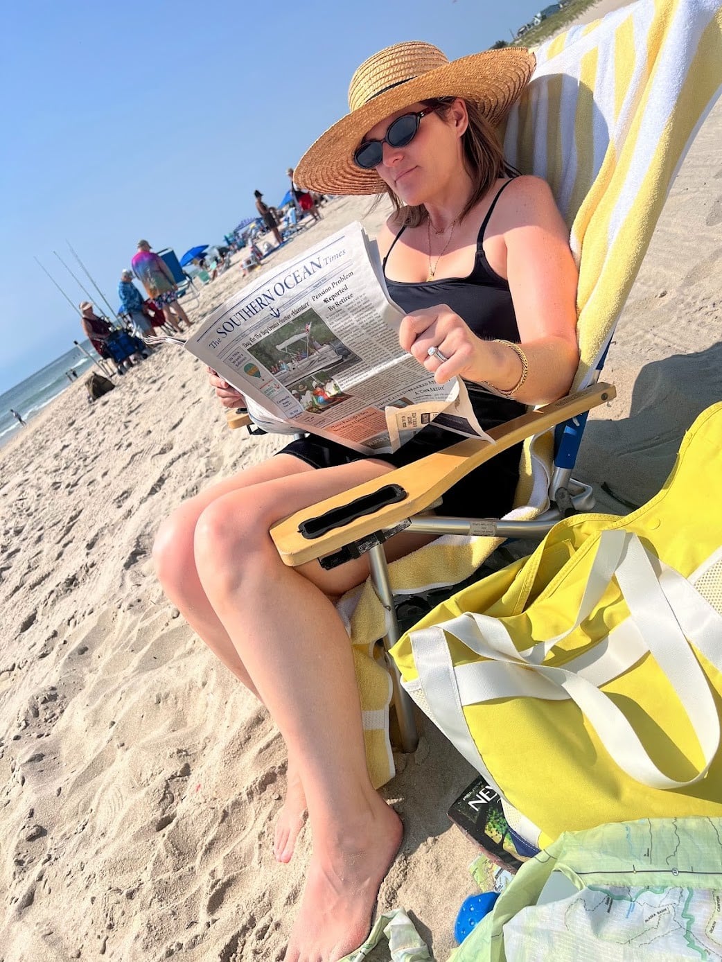Reading the local newspaper, wherever you are