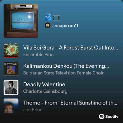 🫂📺 (Spotify Playlist)