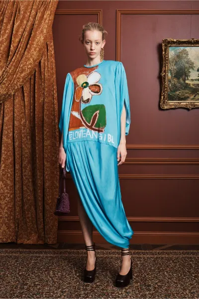 Lenny Embellished Silk Gown