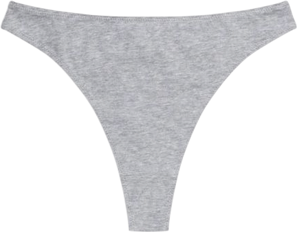 The Cotton High Leg Thong