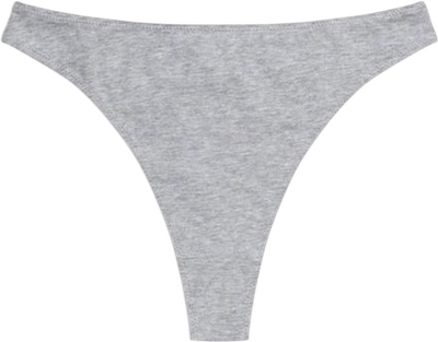 The Cotton High Leg Thong