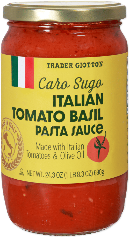 Trader joes Italian basil tomato pasta sauce