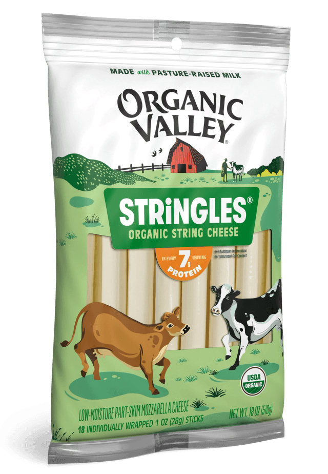 Organic Valley string cheese