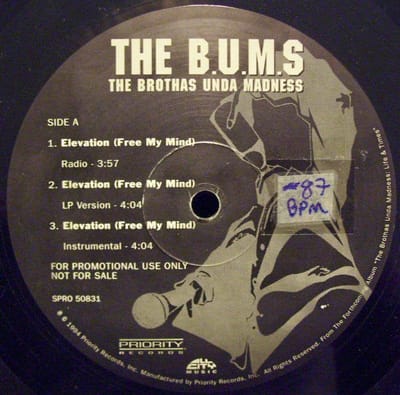 Elevation (Free My Mind) / 6 Figures And Up (12" Single)