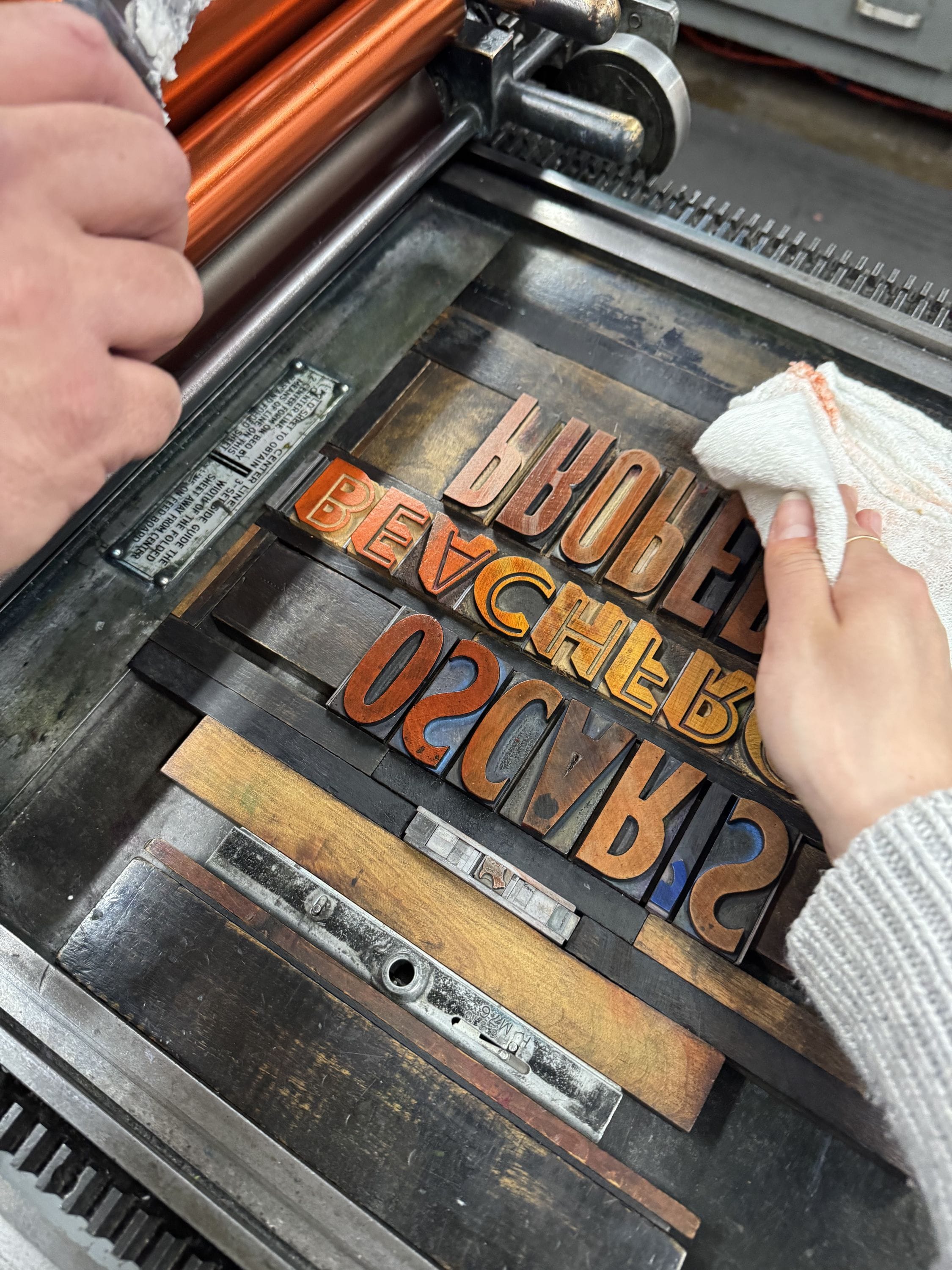 Letterpress workshop