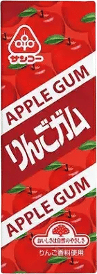 This apple gum from Japan