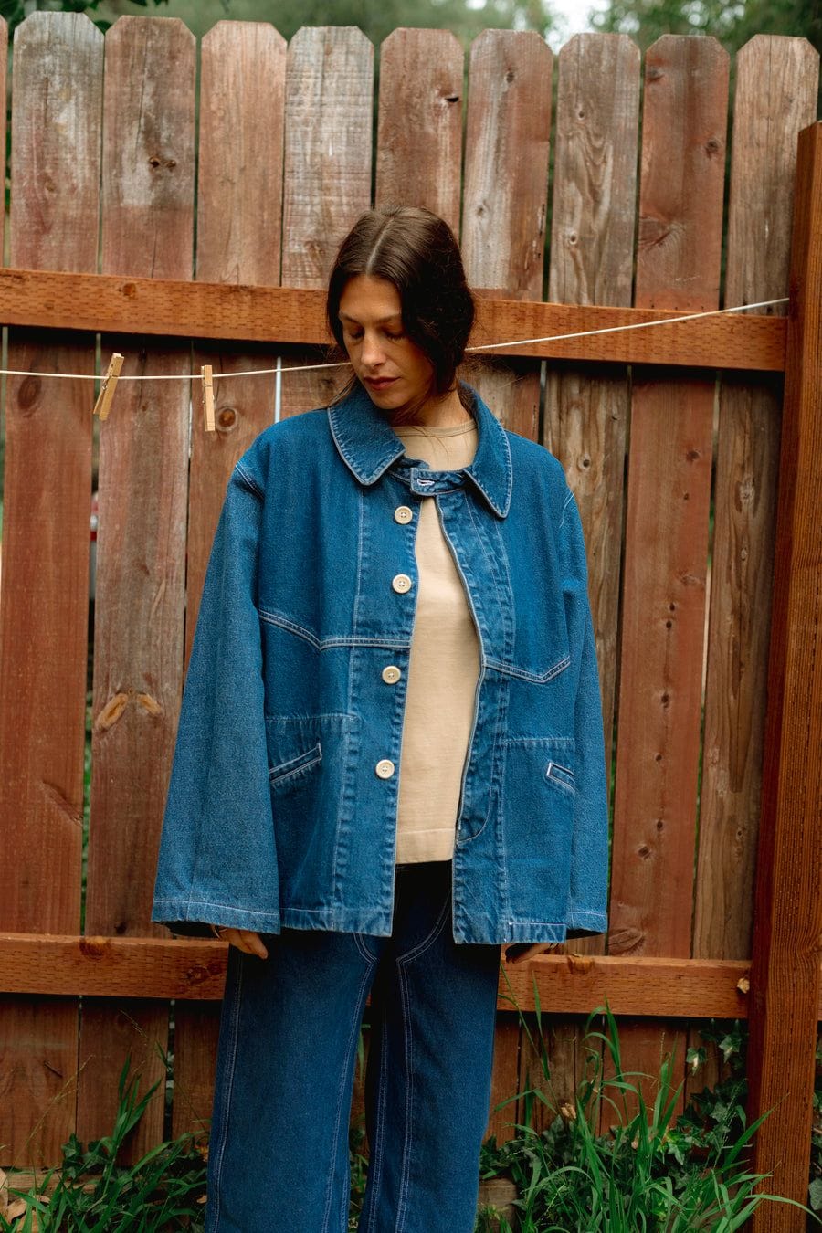 Rudy Jude Adult Big Jean Jacket: Tumbled Indigo
