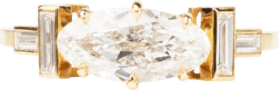 Moval Diamond Ring