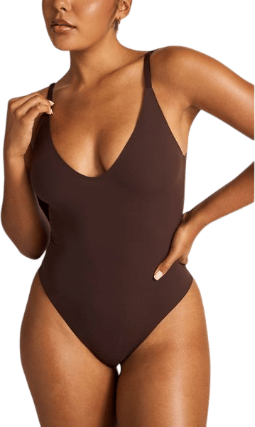Base Cami Bodysuit in Espresso