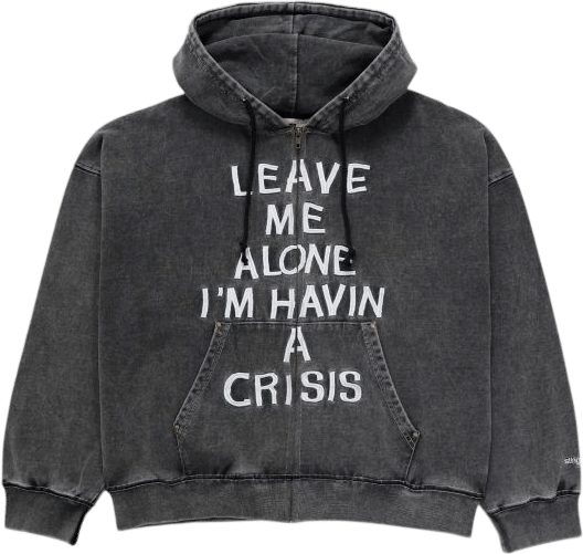 Stingwater Crisis Zip Up Hood Acid Black