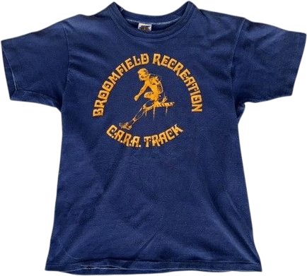 Vintage 70s Russell Athletic Broomfield Track Tee