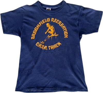 Vintage 70s Russell Athletic Broomfield Track Tee
