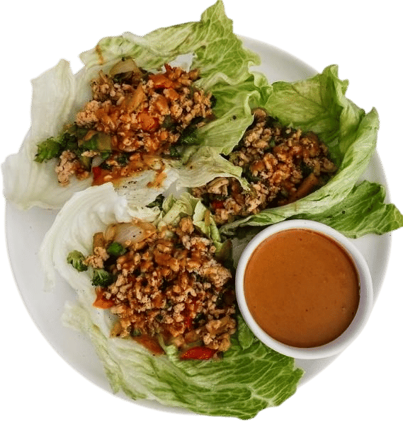 Chicken lettuce wraps