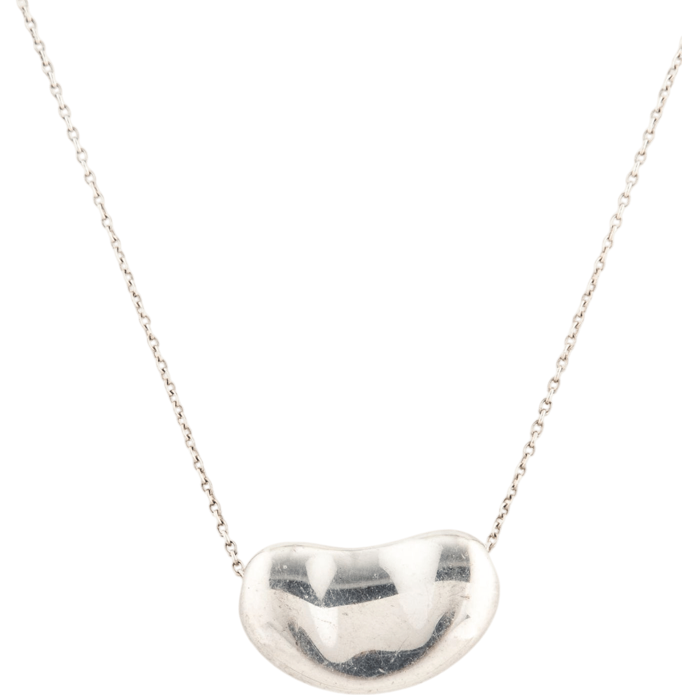 Tiffany & Co. Bean Design Pendant Necklace