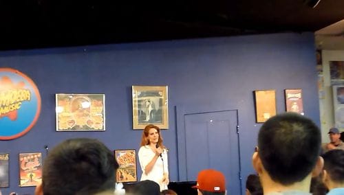 Lana Del Rey - Million Dollar Man live @ Amoeba Records