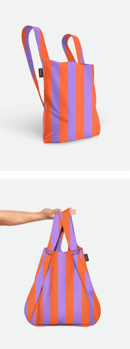 Notabag Original Red/Purple Stripes