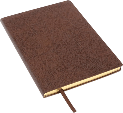 Monogrammed Leather Bound Executive Notebook