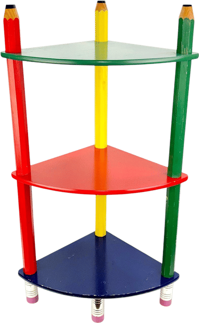 Postmodern Pencil Shelves