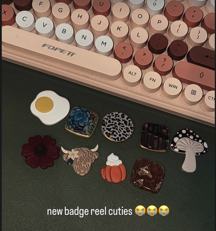 Badge reels, but make them extra cute