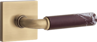 R-Bar Rosso Levanto Marble Lever
