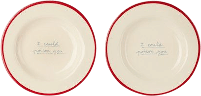 'I Could Poison You' Dessert Plate Set