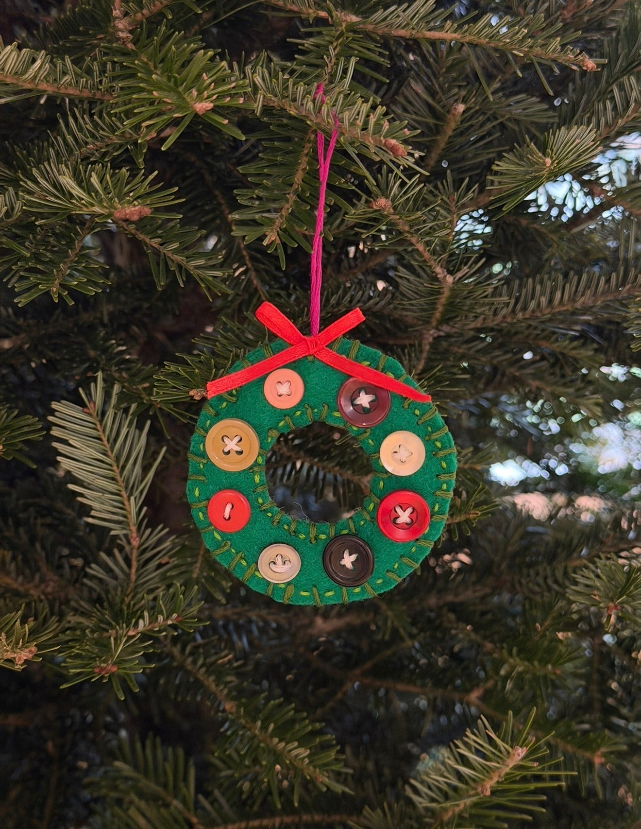 Making felt ornaments