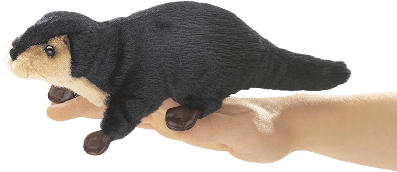 The best cat toy: this otter puppet stuffed with catnip