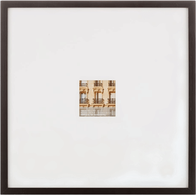 18x18 Matted to 4x4 Wall Frame