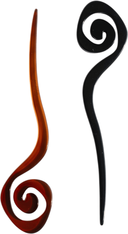 French Swirl Large Hair Pin