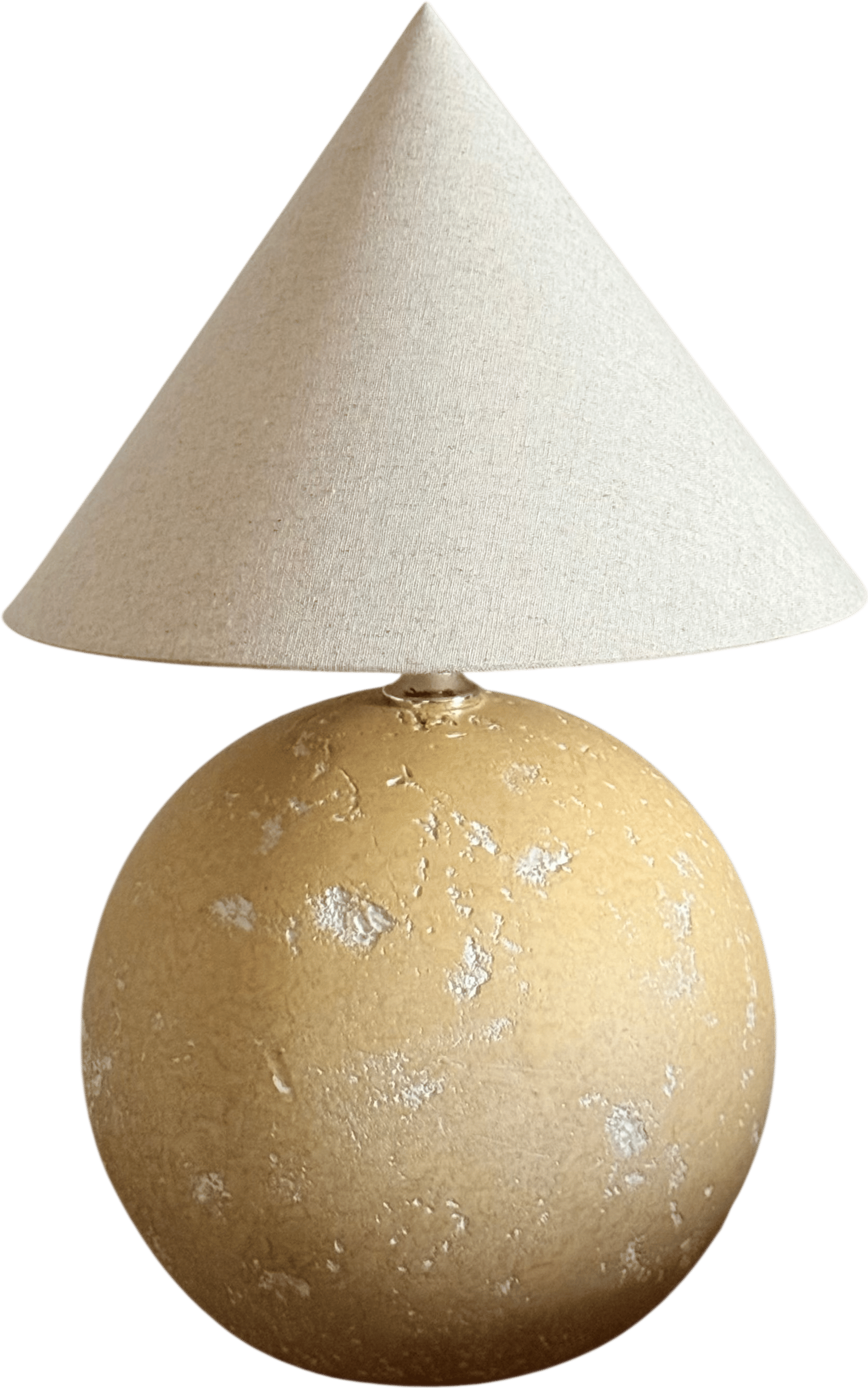 Vintage 1970s Plaster Lamp