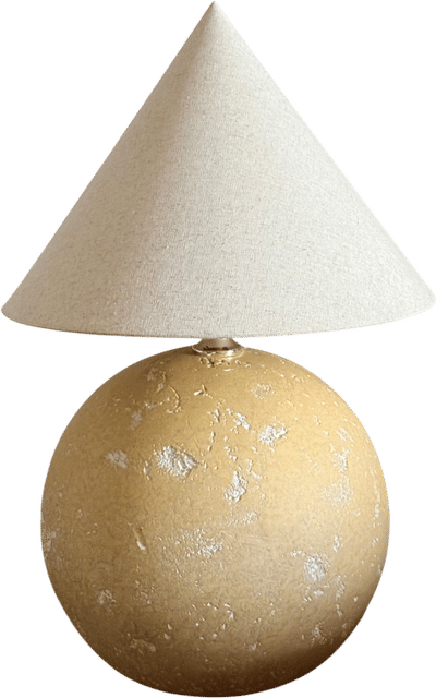 Vintage 1970s Plaster Lamp