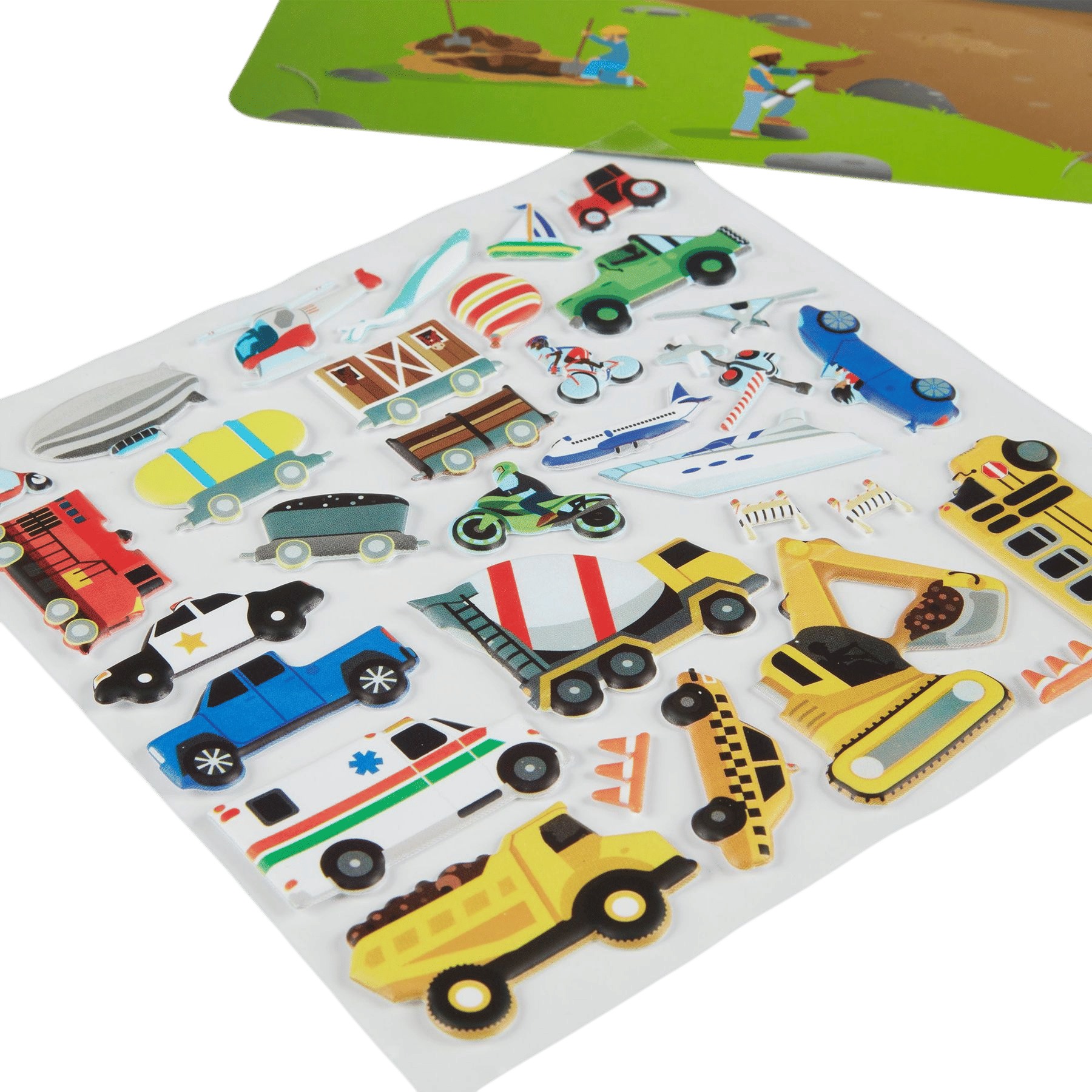 Puffy stickers