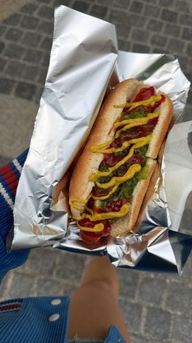 central park hotdog