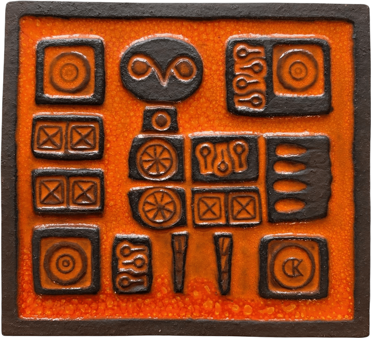 1960s Danish Wall Plaque