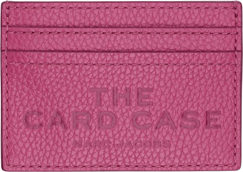 Pink 'The Leather Card Case' Card Holder